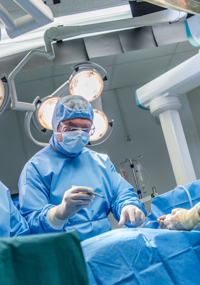 Surgeon Using Technology